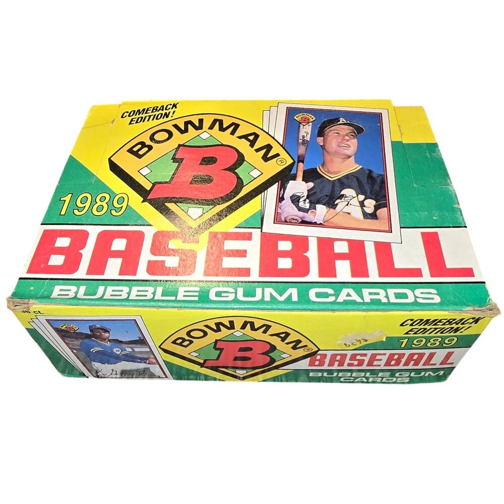 1989 Bowman Baseball Cards Box Comeback Edition 36 Count Unopened Packs BA18